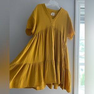 9seed El Matador Dress Honey Yellow